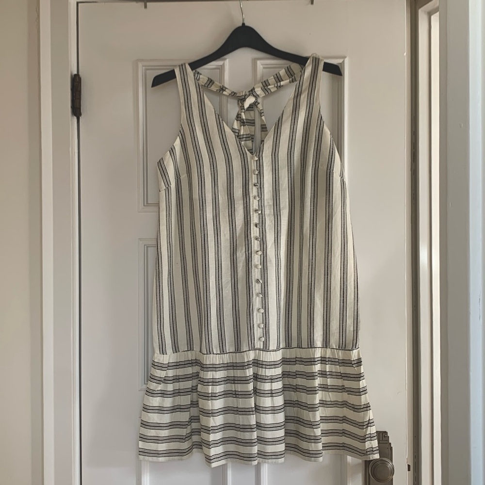 Ming Casual linen blend sleeveless dress